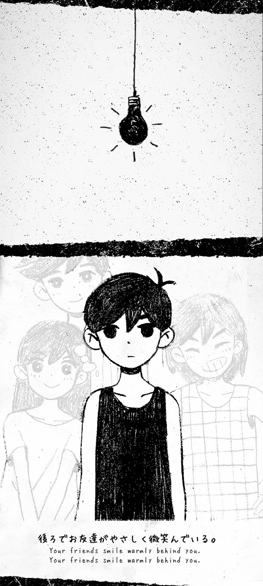 Omori (Branco), jogo, branco Papel de parede de celular HD