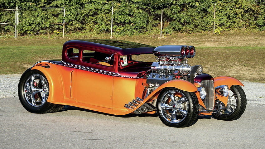 1930 Ford Coupe, Car, Coupe, Old-Timer, Hot Rod, Ford HD wallpaper