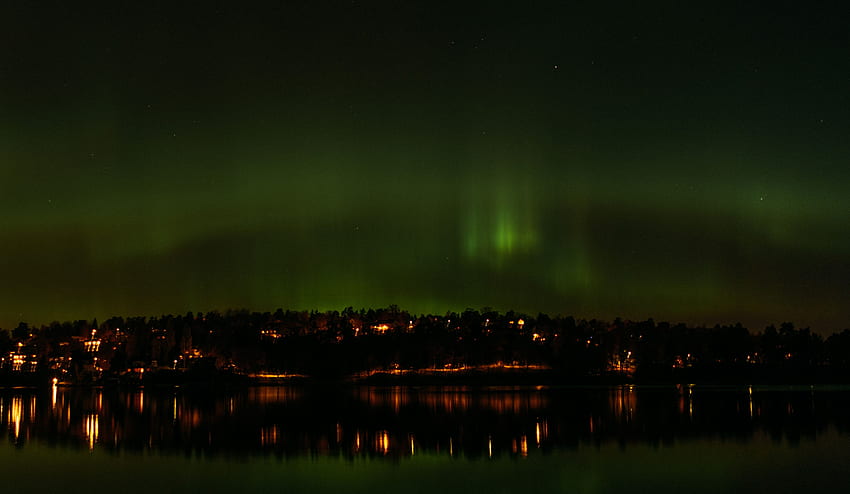 Natura, niebo, noc, Sztokholm, Szwecja Tapeta HD