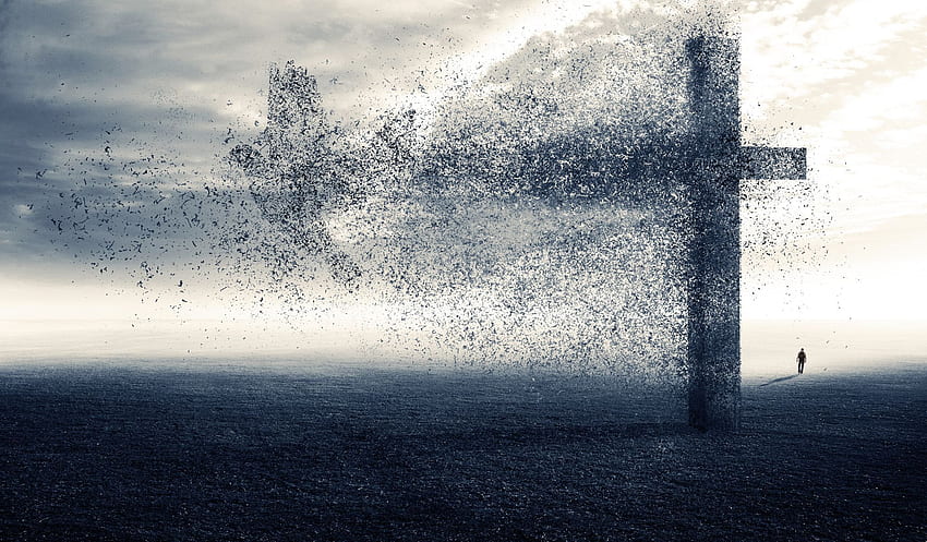 Cross explosion - The cross exploding into the holy spirit HD wallpaper