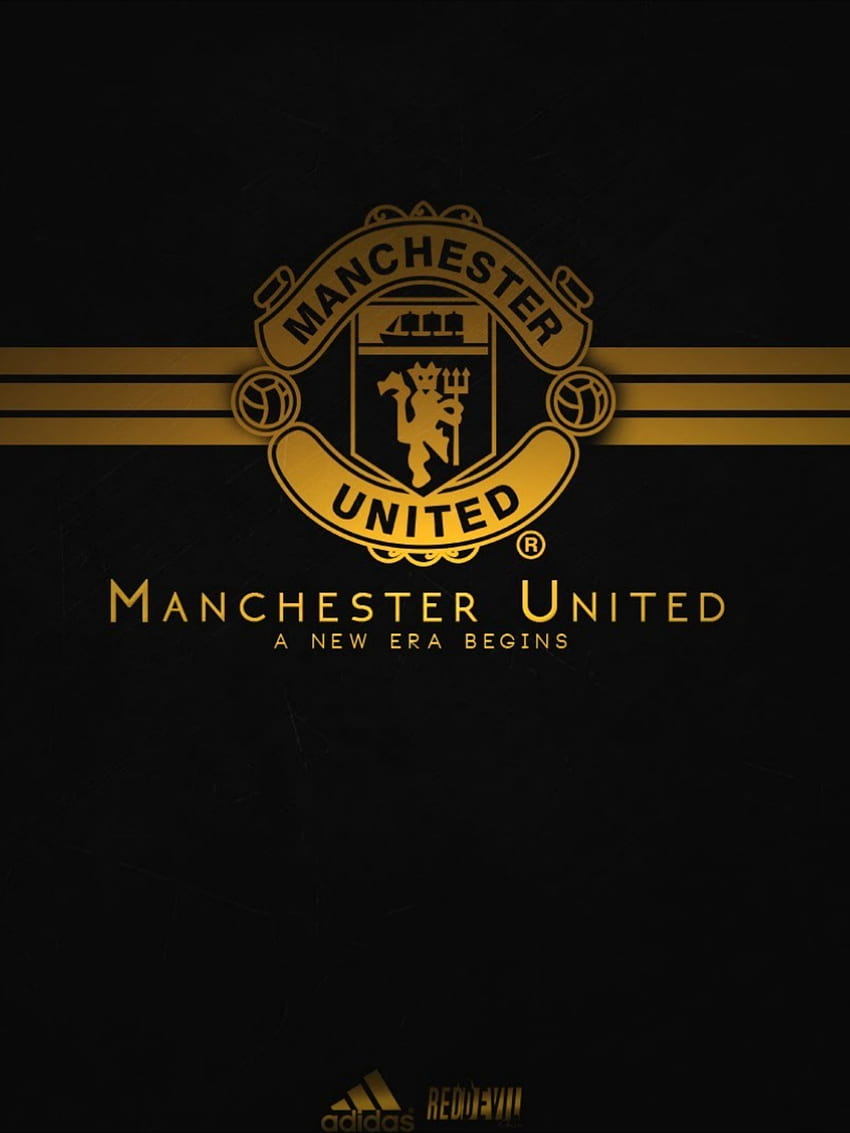 Manchester United - Inizia una nuova era!. Manchester United, logo Manchester United, Manchester United, Manchester United Black Sfondo del telefono HD