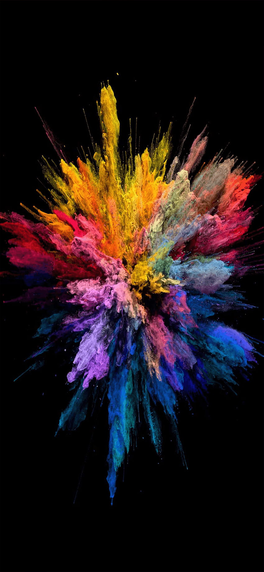 Explosão de cores, Explosão Papel de parede de celular HD