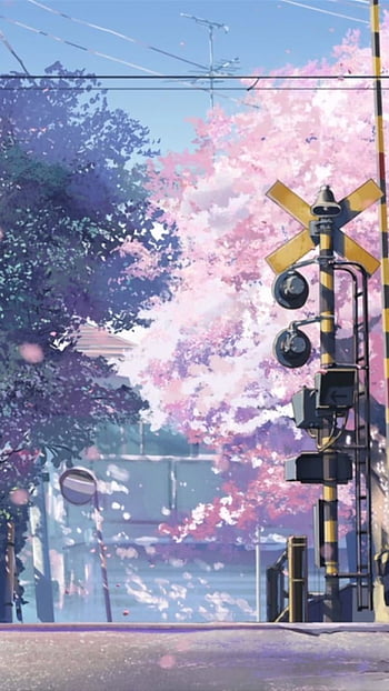 HD wallpaper anime 5 Centimeters Per Second night one person standing   Wallpaper Flare