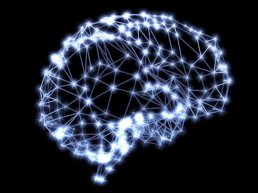 Brain Computer (Halaman 1), Brain Blue Wallpaper HD