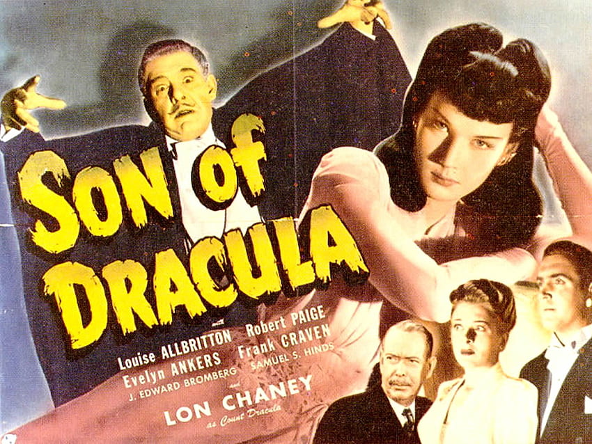 SON OF DRACULA - 1940'ların Klasik Film Afişleri HD duvar kağıdı