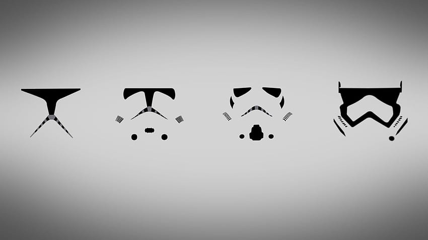 Star Wars, stormtrooper, basit, klon asker, minimalizm, Stormtrooper Minimalist HD duvar kağıdı