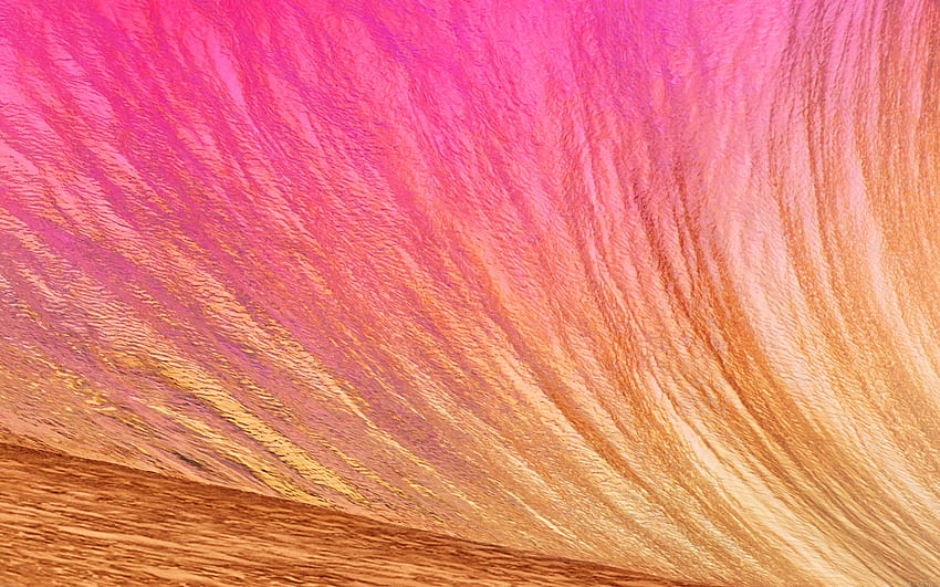 para, portátil. mar de manzana de onda dorada, Mac de oro rosa fondo de pantalla
