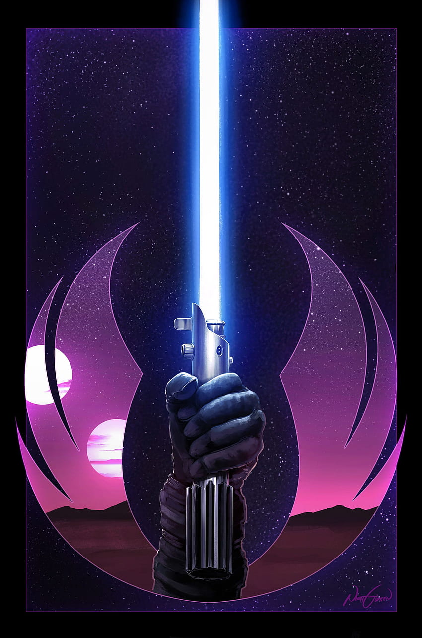 Lightsaber Anakin Skywalker, Lightsaber Luke Skywalker wallpaper ponsel HD