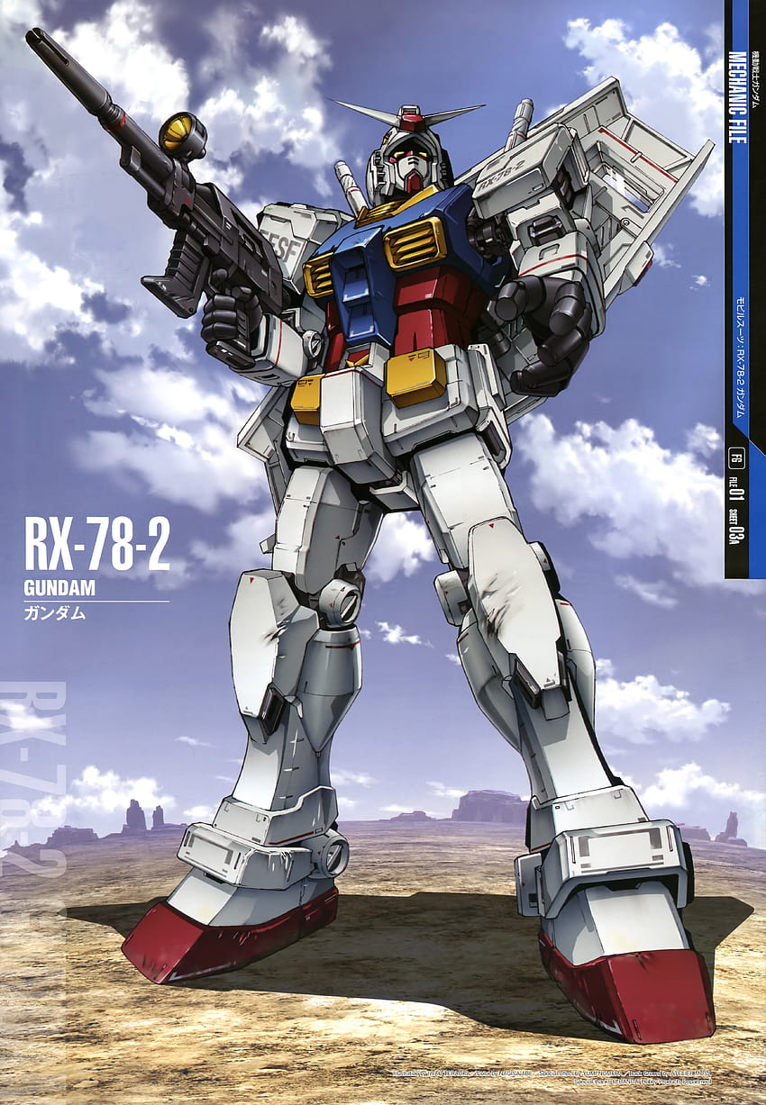 Teraoka Iwao Gundam Kombinezon mobilny Gundam Rx 78 2 Gundam Gun Mecha. Yande.re, RX 78-2 Tapeta na telefon HD
