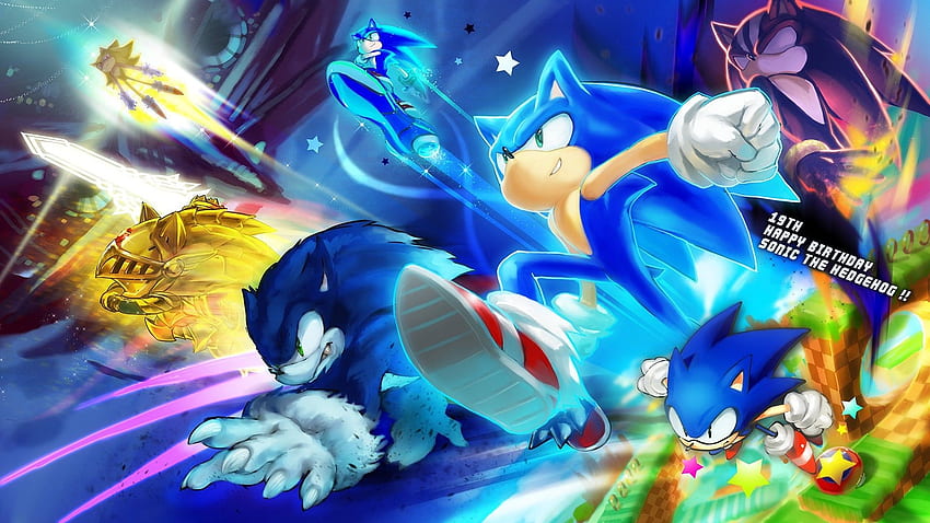 Anime Sonic X 4k Ultra HD Wallpaper by DarkSonicSTHMC