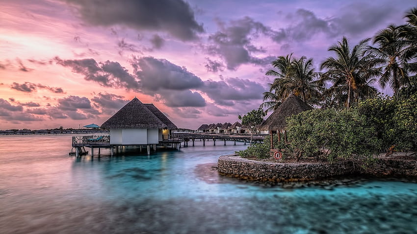 Exotisch. Natur Schöne Reise, exotisches Wasser HD-Hintergrundbild