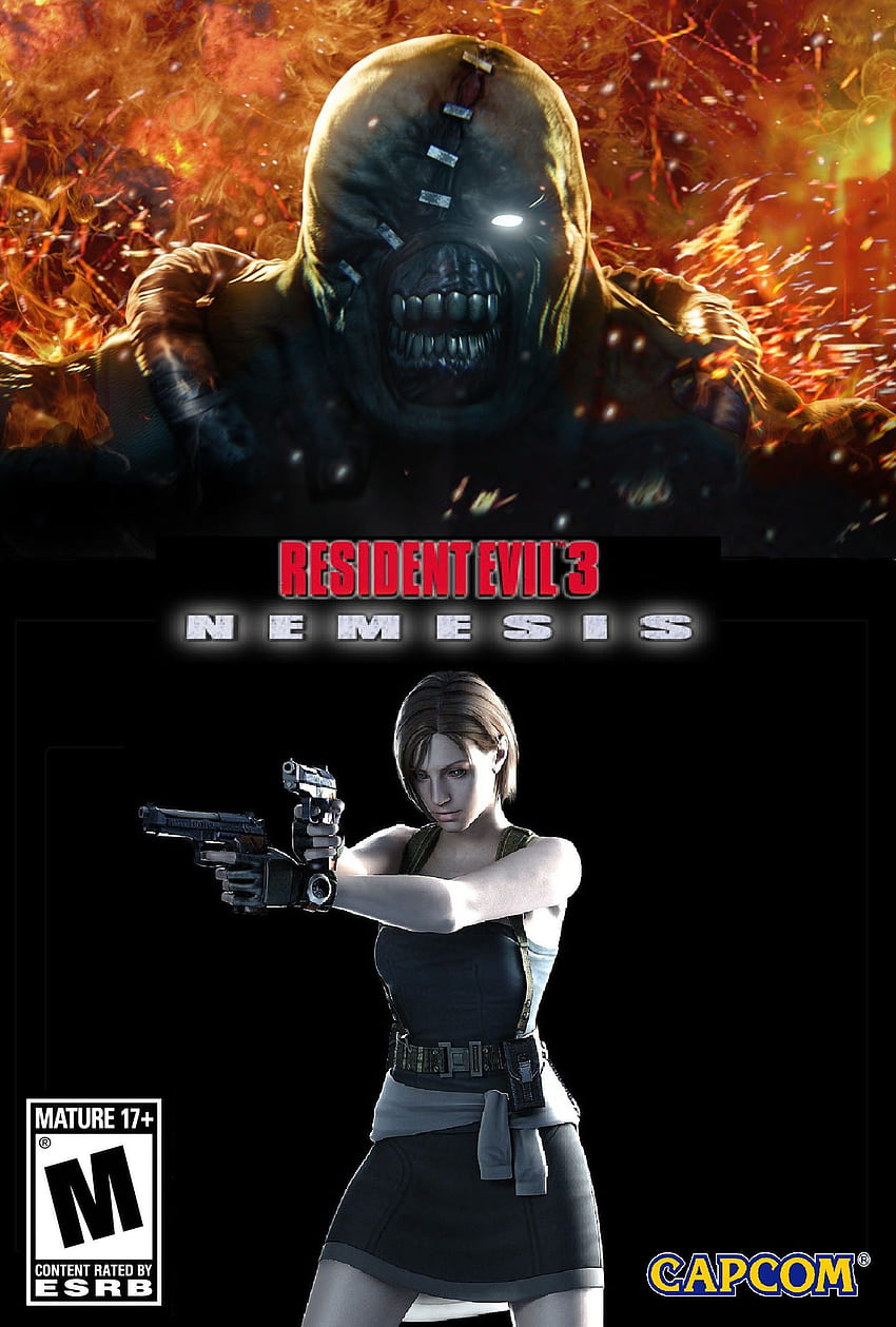 Pôster de Resident Evil 3 Remake feito por fãs por Miller Is, Resident Evil 3 Nemesis Papel de parede de celular HD
