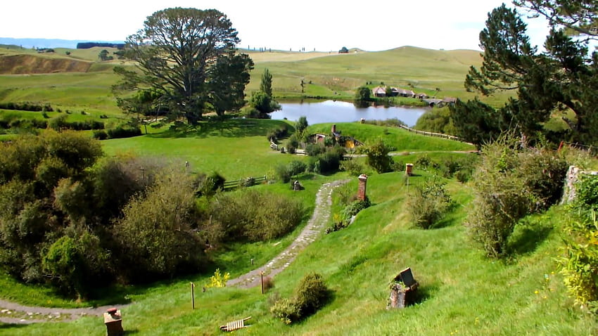 Hobbiton / Hobbingen im Auenland / The Shire in 2012: The Lord of the Rings + The Hobbit HD wallpaper