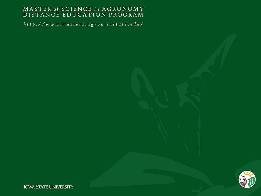 Distance Programs in Agronomy. Iowa State University HD wallpaper