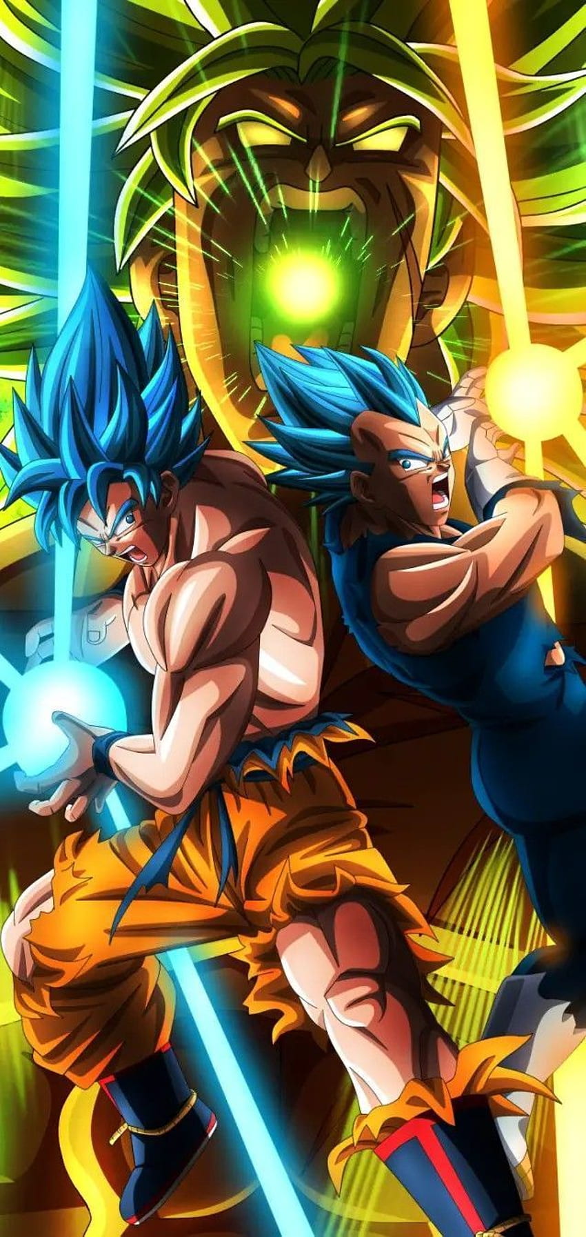 Goku and Vegeta vs Broly - HD phone wallpaper | Pxfuel