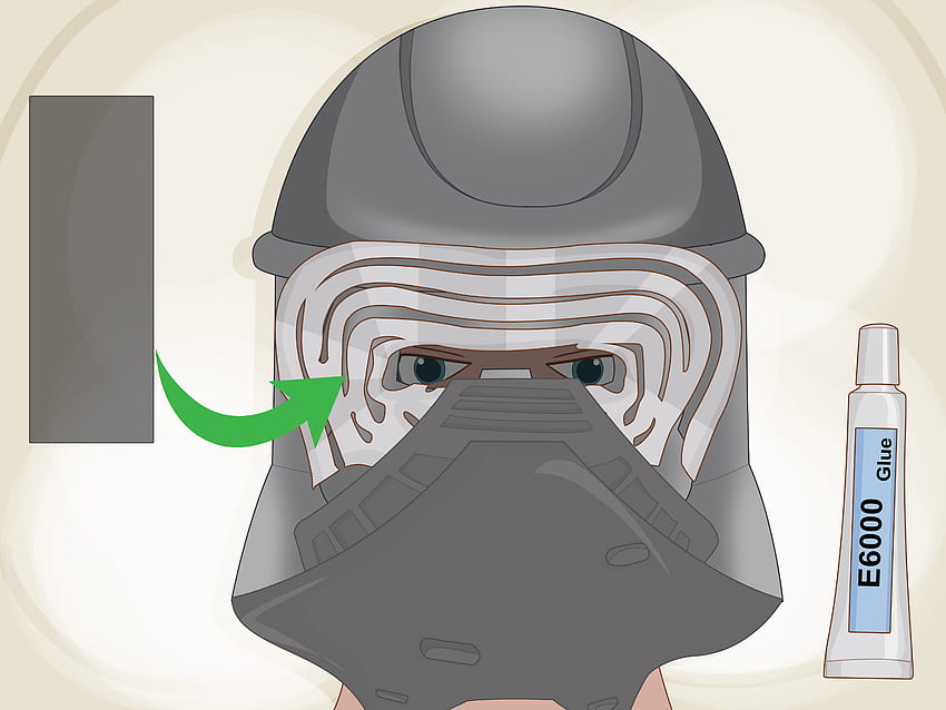 How to Make a Kylo Ren Mask (with ), Kylo Ren Helmet HD wallpaper