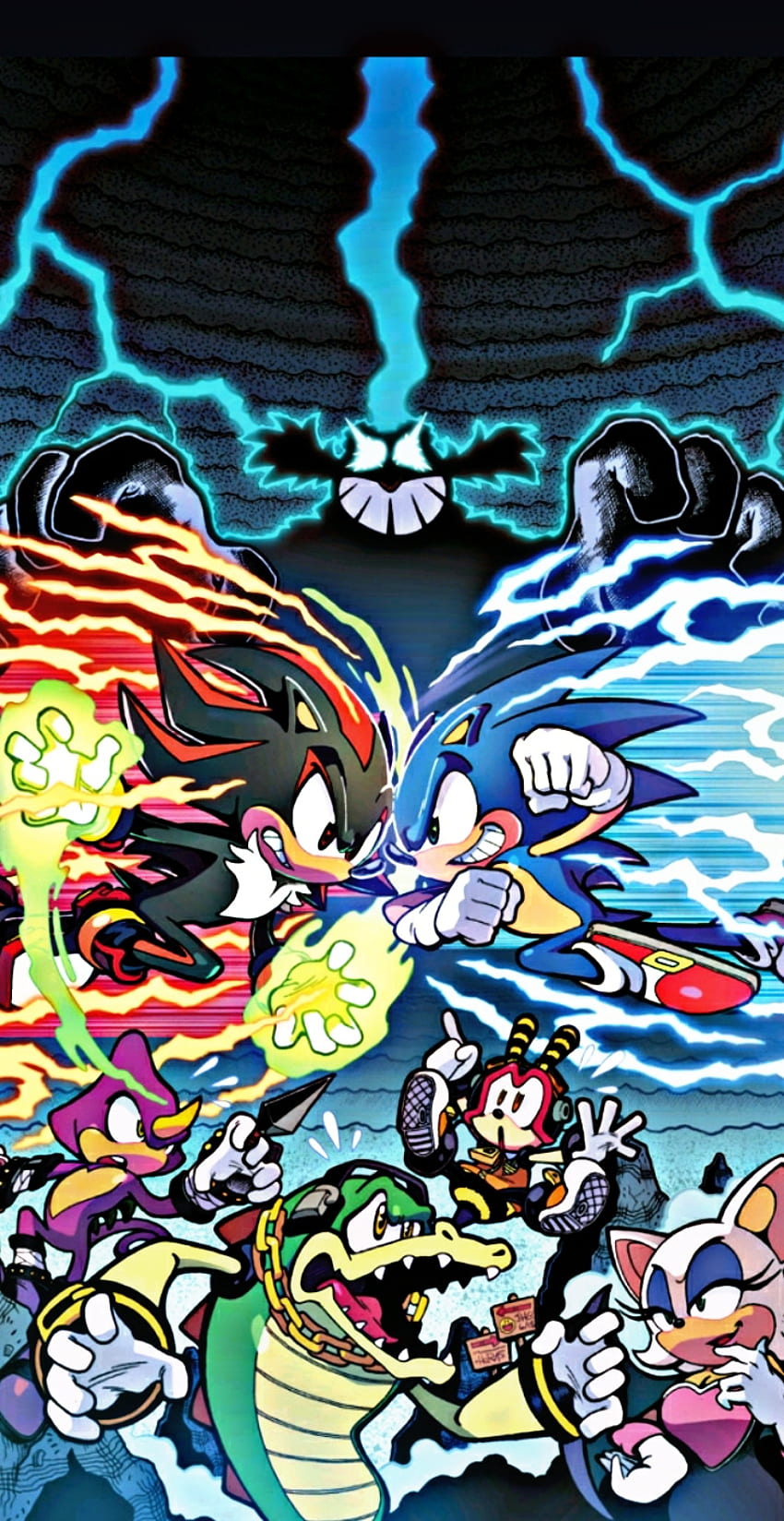 Sonic and Shadow, sonic the hedgehog, shadow the hedgehog HD phone wallpaper