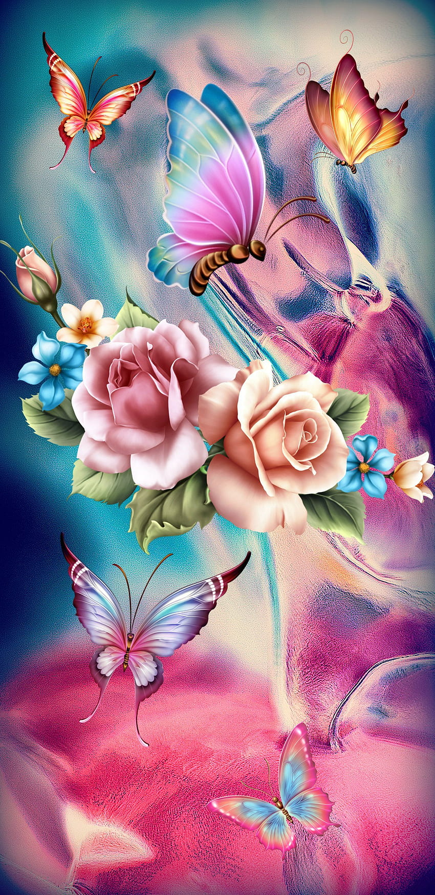 蝶の夢。 Butterfly background, Butterfly iphone, nature flowers HD電話の壁紙