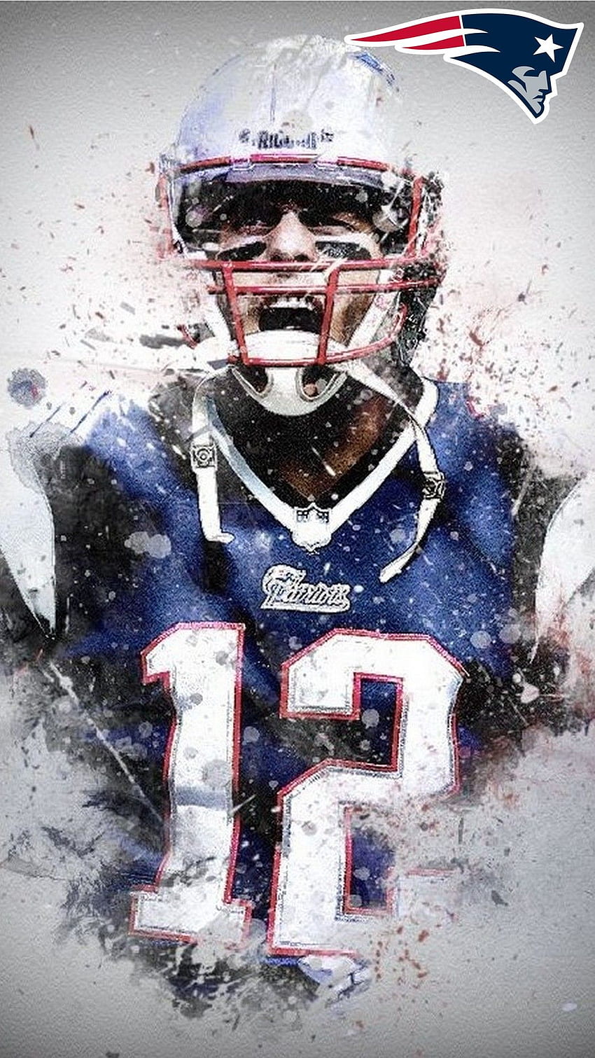 Tom Brady Patriots за iPhone 2020 NFL, NFL iPhone HD тапет за телефон