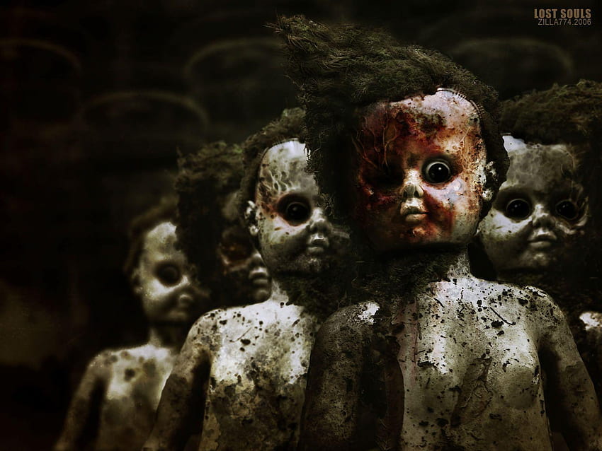 Scary Doll, Creepy Ghost HD wallpaper