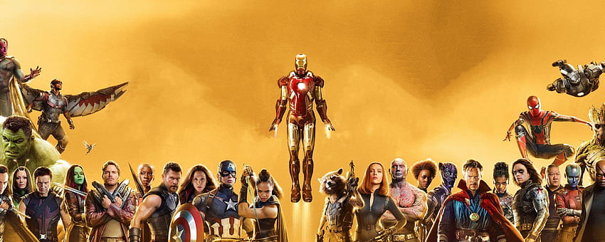 Süper kahramanlar, Marvel sinematik evreni, 10. yıl dönümü HD duvar kağıdı