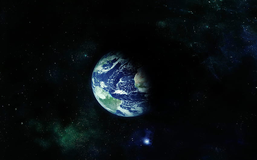 Earth From Space, galaxies, earth, galaxy, universe, space, stars HD wallpaper