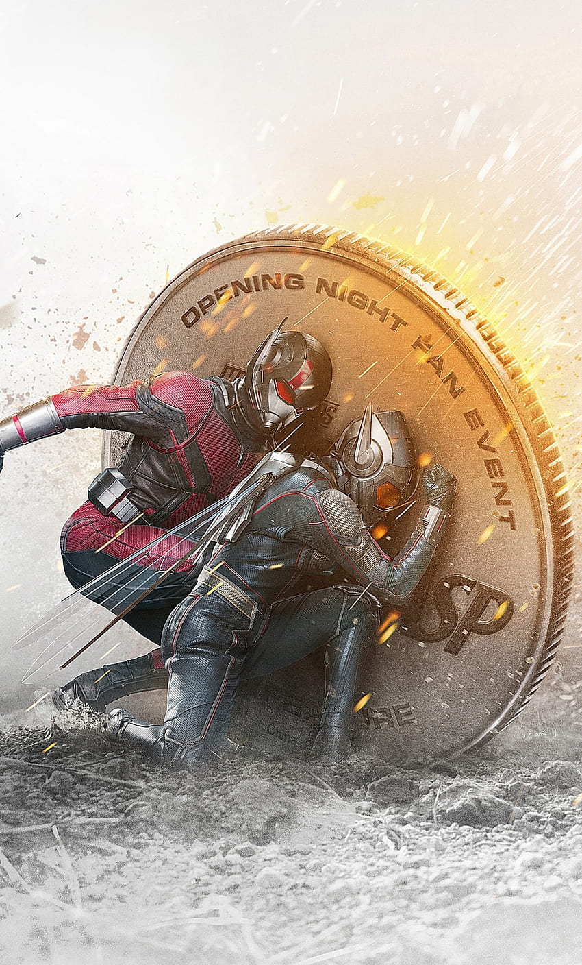 Ant Man And The Wasp, Behind Coin, Action Movie, 2018, Iphone 6 Plus, , Background, 9942 HD phone wallpaper