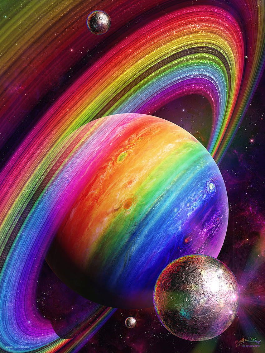 Най-новото от, Музика, Rainbow, Rainbow Planet HD тапет за телефон