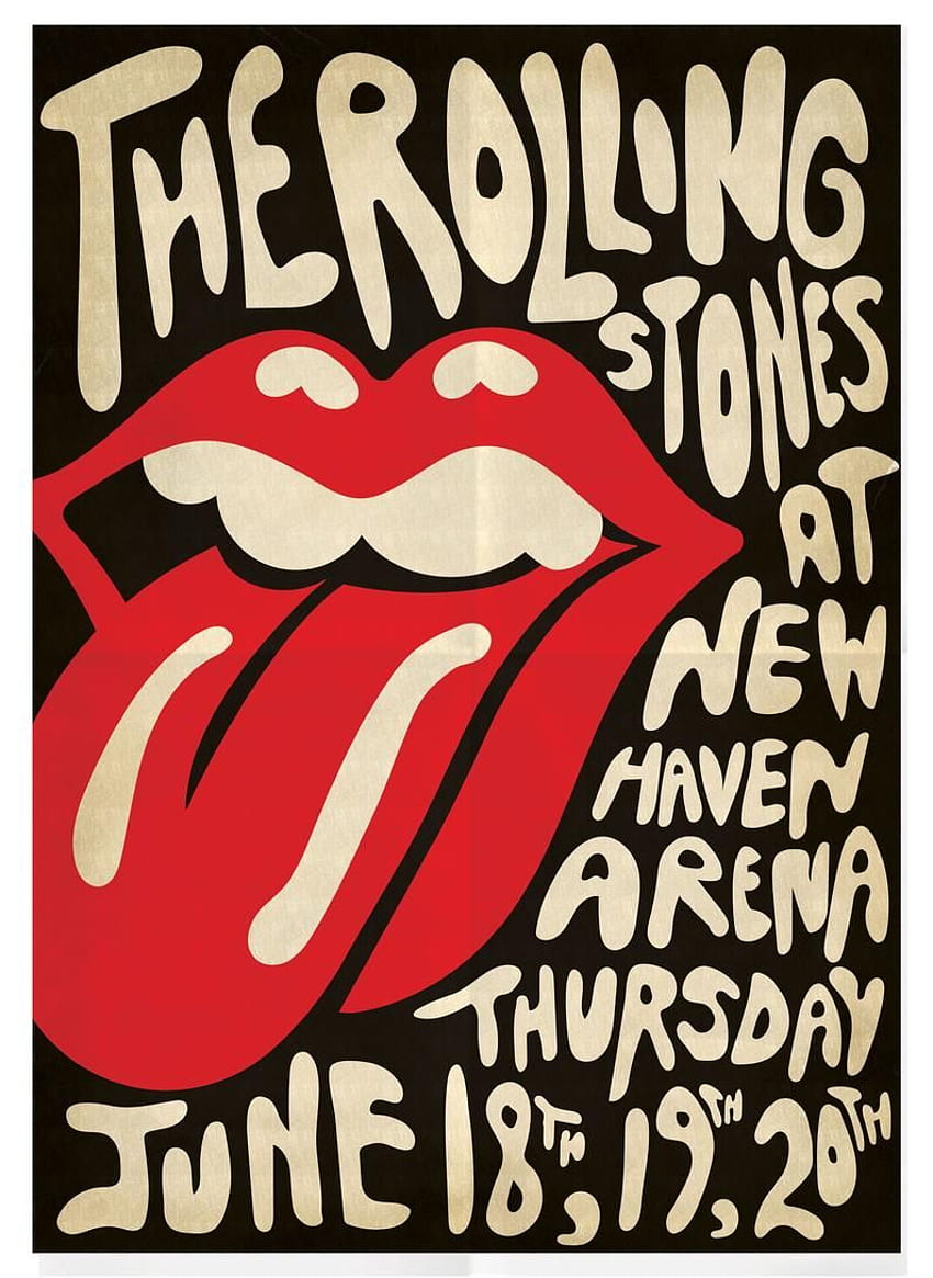 Rolling Stones Gig Flyer ศิลปะการพิมพ์ดิจิทัล Etsy ในปี 2021 โปสเตอร์ Rolling Stones, โลโก้ Rolling Stones, Etsy Printable Art วอลล์เปเปอร์โทรศัพท์ HD