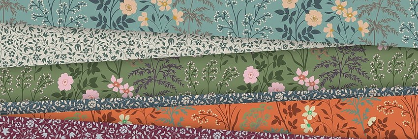 Botanist Collection: Retro Chic Floral . Le Presse Papier HD wallpaper