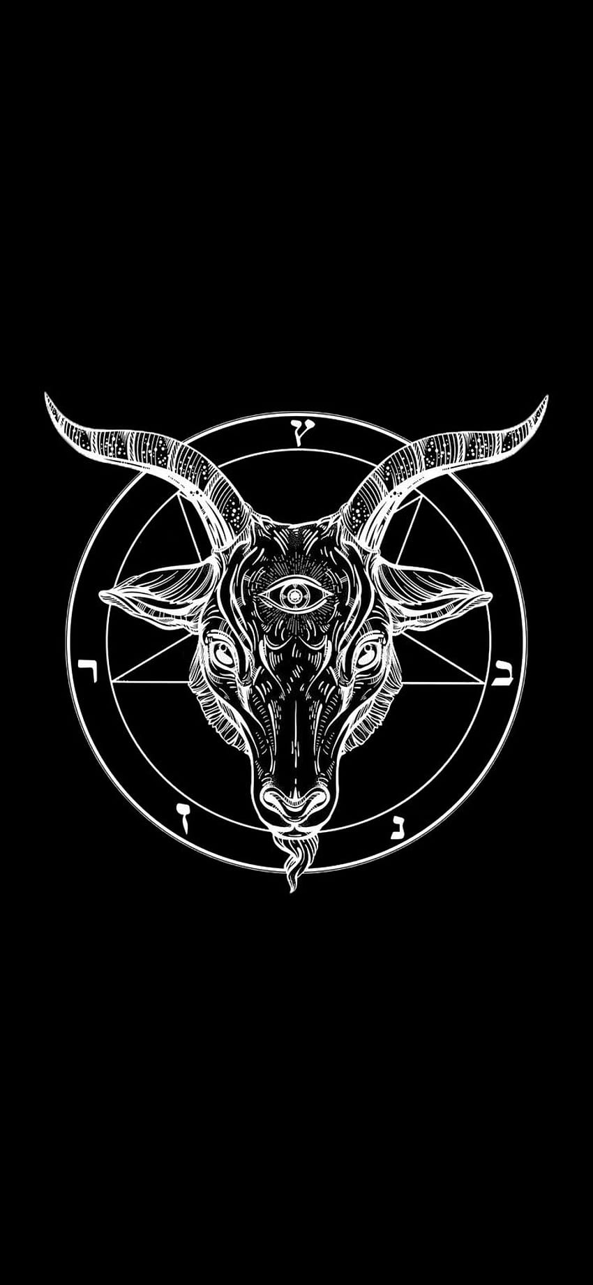 I don't know the original artist but I made a Baphomet since I couldn't seem to find any I liked. []. Satanic art, Goth , Baphomet, Occult HD phone wallpaper