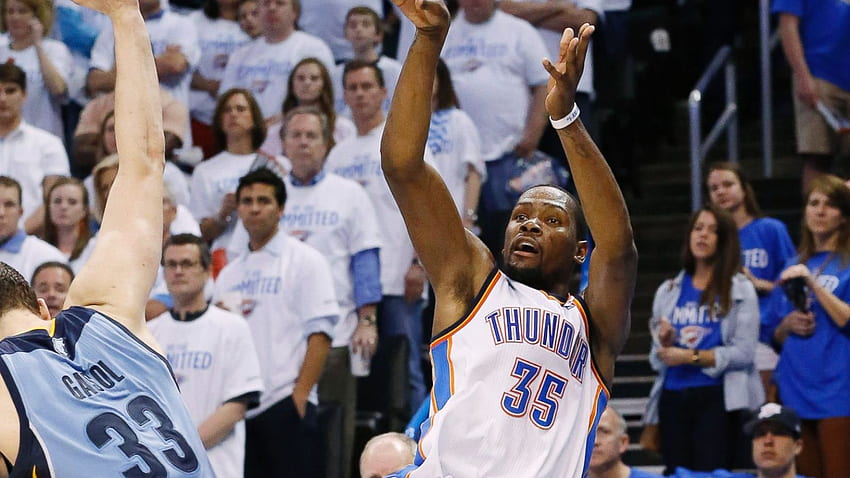 Kevin Durant's Miraculous Shot Defies the Laws of Physics, Kevin Durant Shooting HD wallpaper