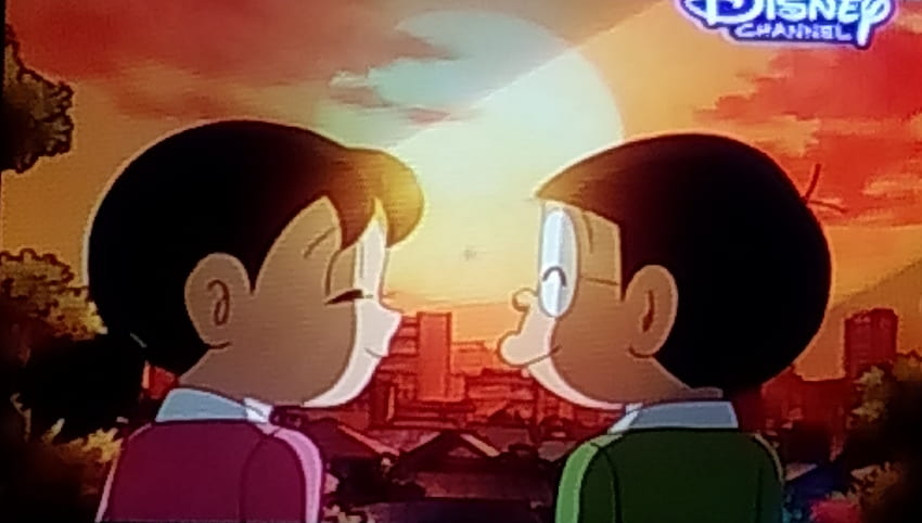 Nobita shizuka , cartoon, anime, animated cartoon, sky, adventure game,  graphics, fictional character, illustration, Sad Nobita HD wallpaper |  Pxfuel