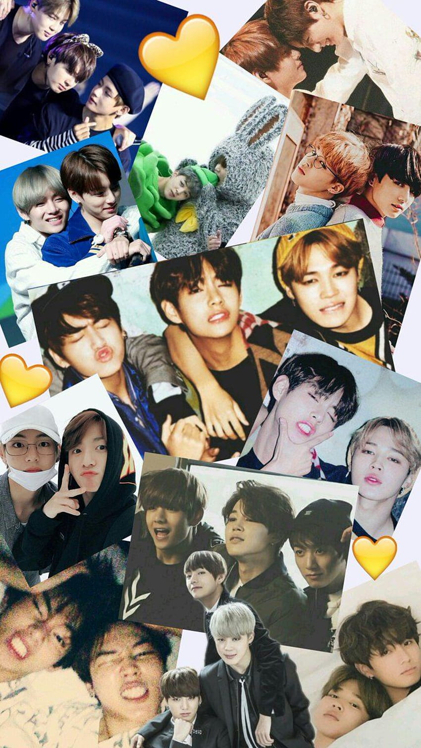 Most cute, cool & funny pics of BTS Maknae Line. Vminkook! - YouTube