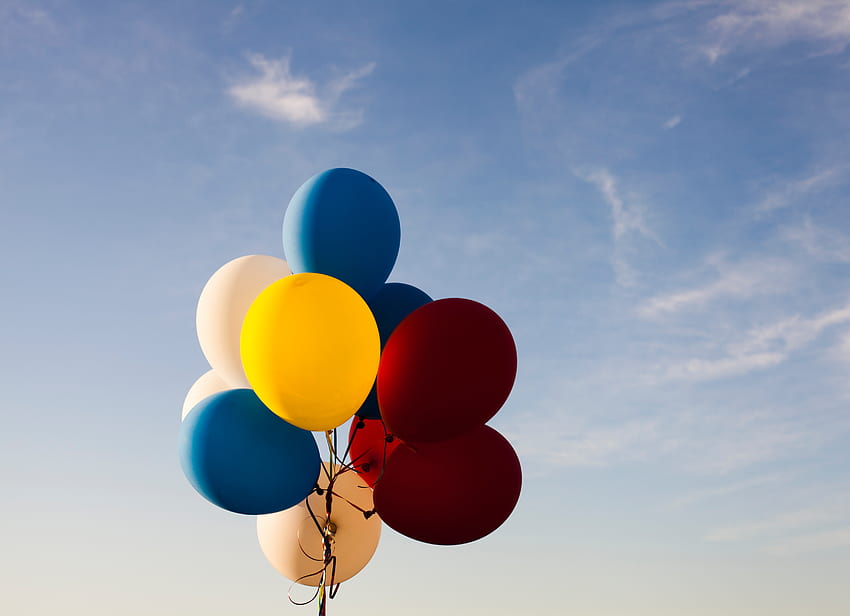 Himmel, Luftballons, Verschiedenes, Sonstiges, Mehrfarbig, Bunt HD-Hintergrundbild