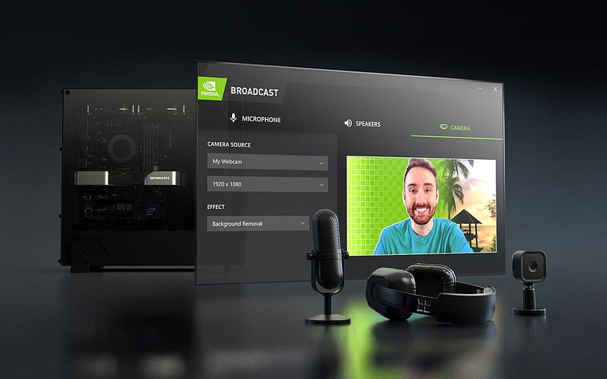 NVIDIA Broadcast прави стаята ви да изглежда и звучи като професионално студио - SlashGear HD тапет