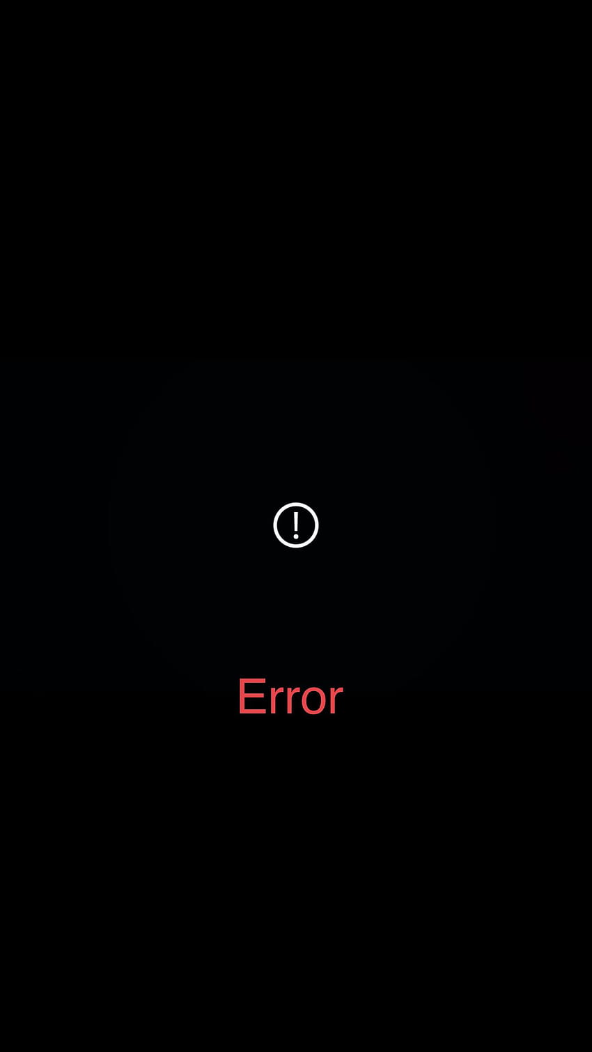 iPhone-Fehler, Fehlermeldung HD-Handy-Hintergrundbild