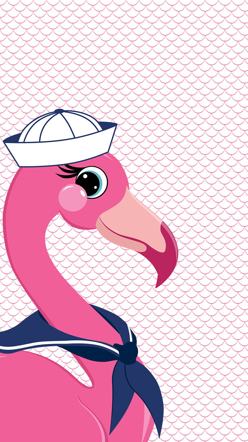 cartoon, flamingo, cute, illustration,... - Stock Illustration [106630764]  - PIXTA