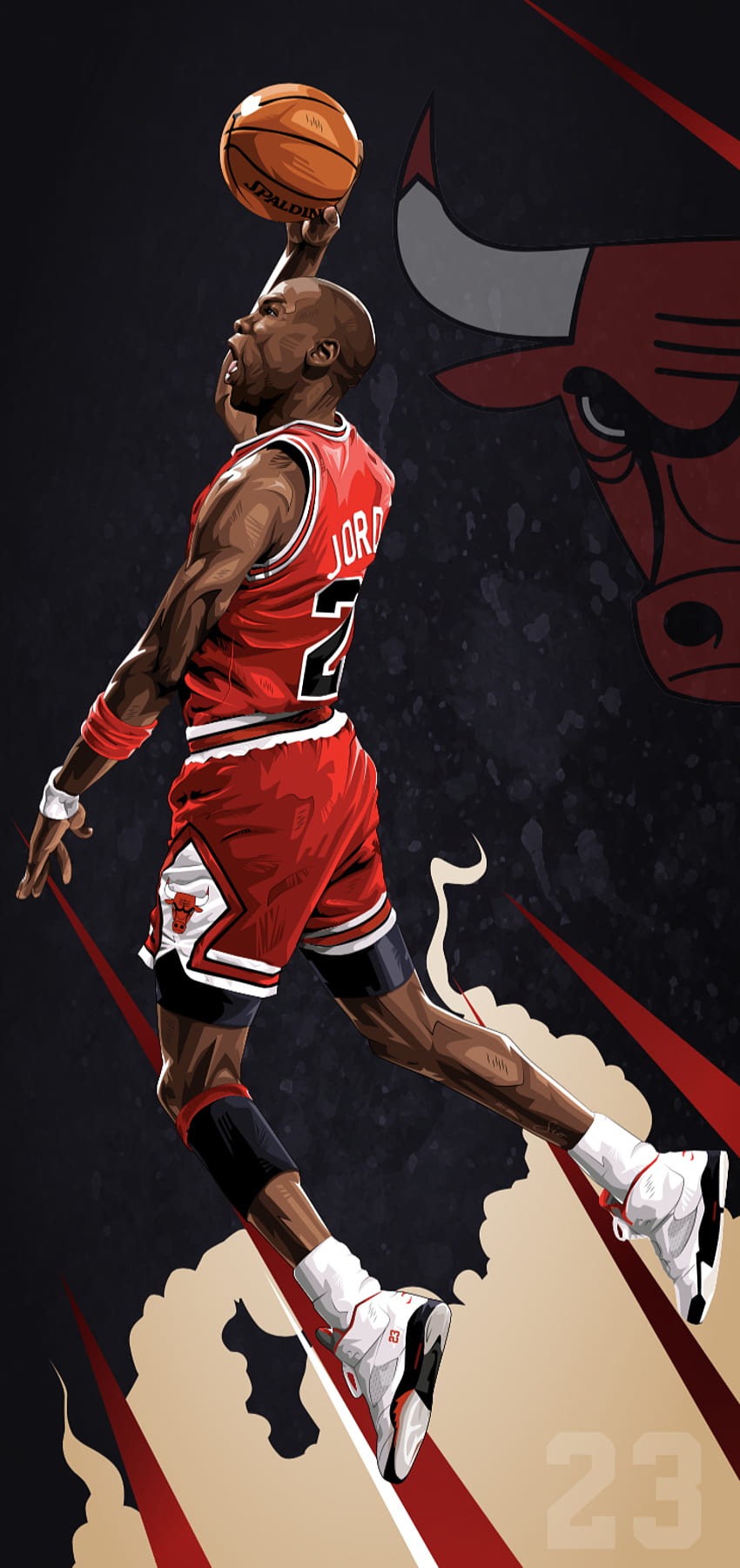 Download Michael Jordan shooting a basketball Wallpaper  Wallpaperscom