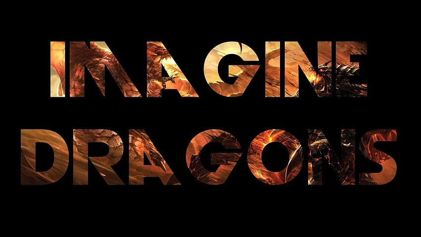 Nuevas ideas de Imagine Dragons, logotipo de Imagine Dragons fondo de pantalla
