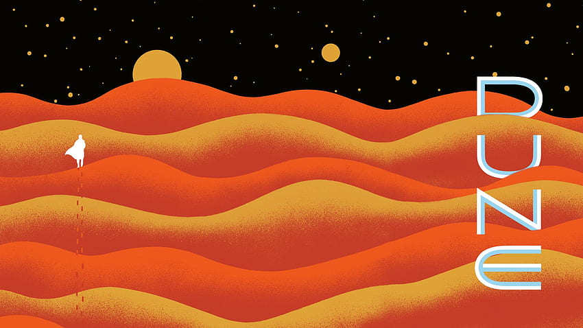 Dune Art , Movies , e Background, Orange Art papel de parede HD