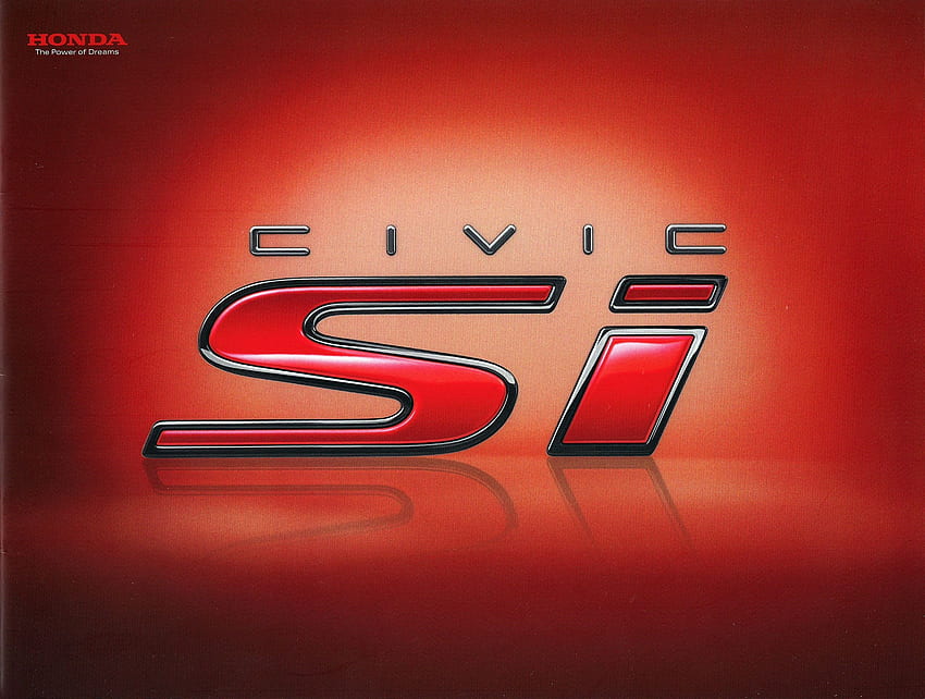 Logotipo de Honda Civic Si fondo de pantalla