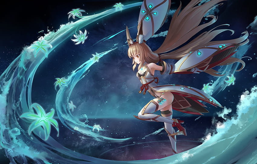Flowers, Water, Girl, Magic, Xenoblade for , section сёнэн, Anime Wizard HD  wallpaper | Pxfuel