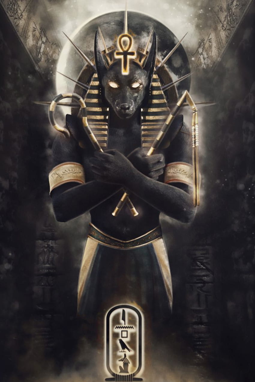 アヌビス (Анубис)。 古代エジプトの神々、古代エジプトの神々、エジプトのアヌビス、エジプトのシンボル HD電話の壁紙