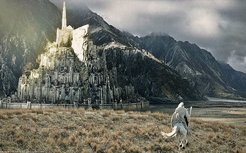 El señor de los anillos Top y alta calidad Mont Saint Michel y fondo de pantalla