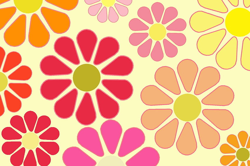 Download Unlock Spring with 70s Floral Wallpaper  Wallpaperscom