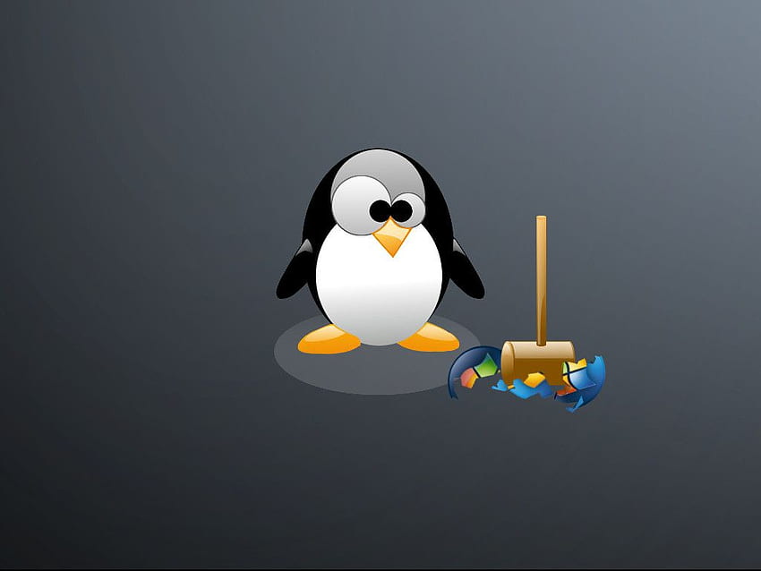 Linux Tux HD wallpaper