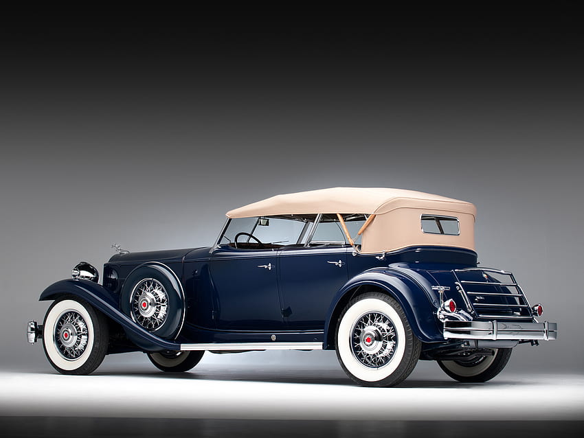 RM Sotheby, 1932 Packard Twin Six Sport Phaeton, car HD wallpaper