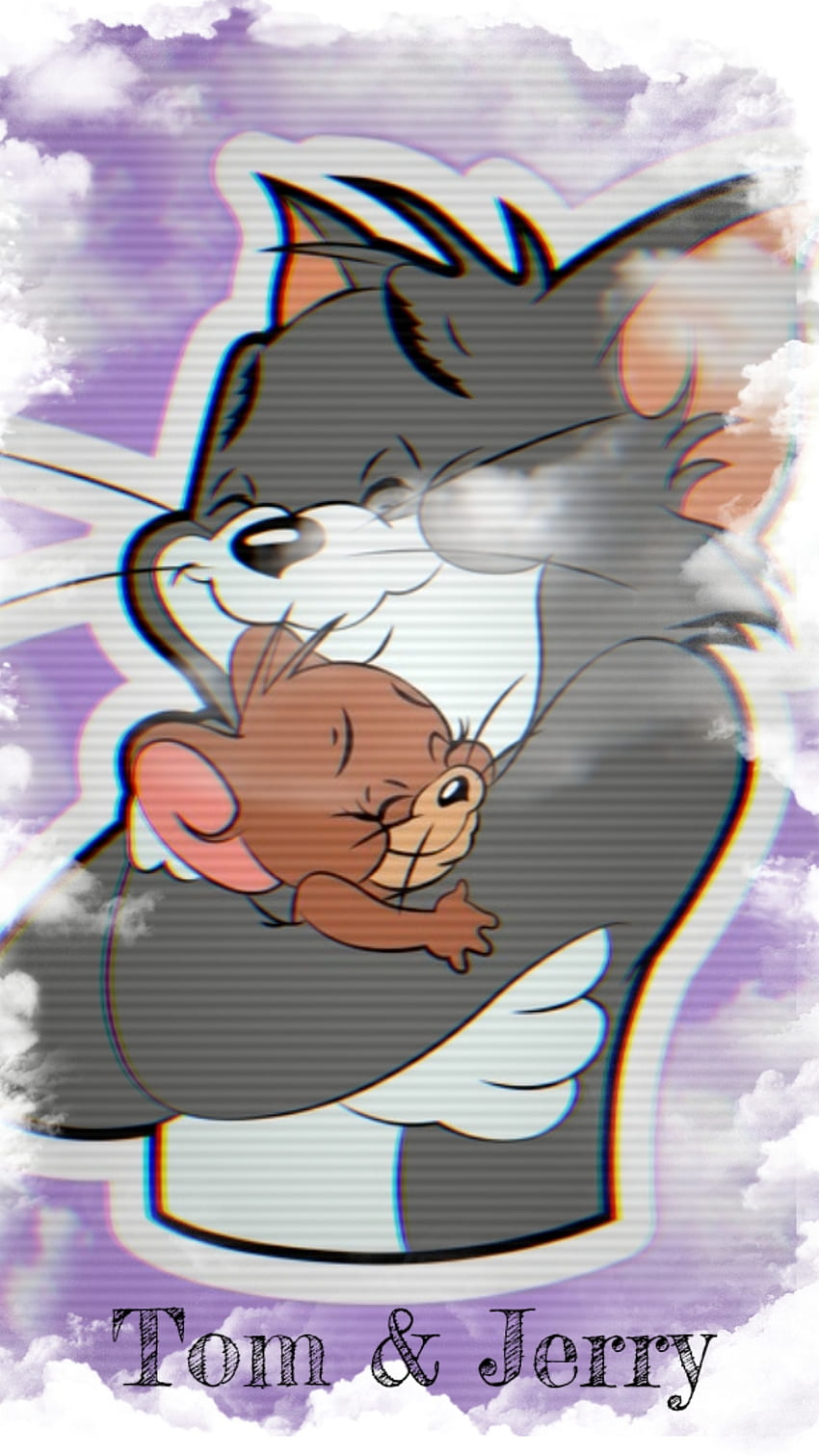 Tom & Jerry, aesthetic, art, cartoon HD phone wallpaper | Pxfuel