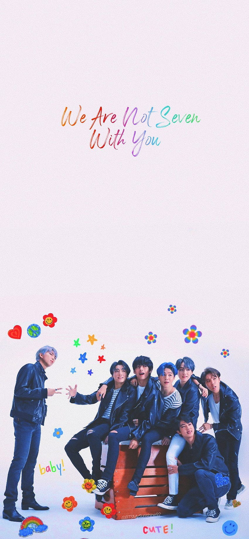 BTS's OT7 in MOTS 7 BEST Lockscreen part 1!. Bts lyrics, Bts , Jhope bts HD phone wallpaper